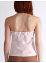 Berna Top Bustier Gessato - Cipria Rosa Woman PE25 promo