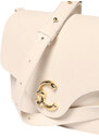 Borsa C-Me Coccinelle in Pelle a Grana con Logo Laminato