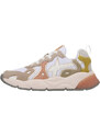 W6yz Sarah W Suede Nylon - Beige Stone Apricot Sneakers Basse Woman PE25 promo