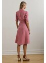 Lauren Ralph Lauren vestito di lino colore rosa 200905667