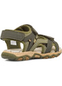 Sandali Verdi da Bambino con chiusura a strappo Lumberjack