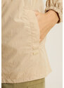 Freddy Parka donna collo alto in nylon con zip ed elastico in vita