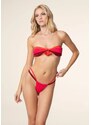 Effek Bikini Fascia Con Slip Brasiliano rosso