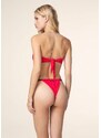 Effek Bikini Fascia Con Slip Brasiliano rosso