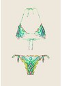 Effek Bikini Triangolo con Slip Regolabile multic