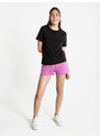 Kappa T-shirt Donna In Cotone Con Logo Manica Corta Nero Taglia L