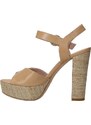 Armando olivieri Sandalo con tacco Moda Beige