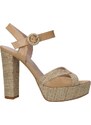 Armando olivieri Sandalo con tacco Moda Beige