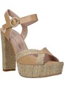 Armando olivieri Sandalo con tacco Moda Beige