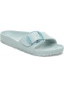 Birkenstock ciabatte slide Madrid Big Buckle EVA donna colore turchese 1029614