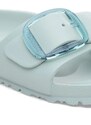 Birkenstock ciabatte slide Madrid Big Buckle EVA donna colore turchese 1029614