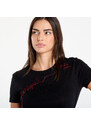 Maglietta Desigual T-Shirt With Embroidered Lettering Black M