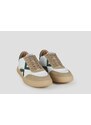 Alexander Smith Ocean Uomo in bianco e dettagli in suede con logo laterale e tallone verdi