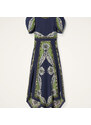 La DoubleJ Back In Stock gend - Cherie Scarf Dress Bounty Placée Navy XS 100% Silk