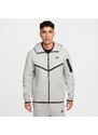 Nike Tech Full-Zip Windrunner Hoodie Heather Grey - Uomini - Hoodie Nike - Grigio - HV0949-063