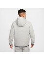 Nike Tech Full-Zip Windrunner Hoodie Heather Grey - Uomini - Hoodie Nike - Grigio - HV0949-063