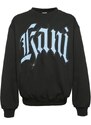 Karl Kani Inside Out Crewneck Dark Grey/ Light Blue - Uomini - Hoodie Karl Kani - Grigio - 60200014