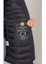 PIUMINO LUNGO SAVE THE DUCK TRAPUNTATO CON CAPPUCCIO REESE, Colore Nero