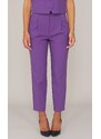 PANTALONE TWINSET ACTITUDE CON PINCES, Colore Viola