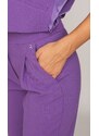 PANTALONE TWINSET ACTITUDE CON PINCES, Colore Viola
