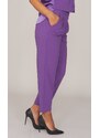 PANTALONE TWINSET ACTITUDE CON PINCES, Colore Viola