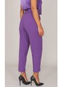 PANTALONE TWINSET ACTITUDE CON PINCES, Colore Viola