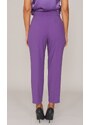 PANTALONE TWINSET ACTITUDE CON PINCES, Colore Viola