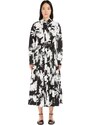MAX MARA STUDIO Abito chemisier in cotone stampato
