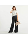 Maxmara blusa in maglia girocollo beige