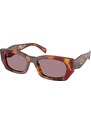 Prada Donna Prada PR B05S 22A20I Occhiali da sole Acetato Tartaruga Marrone Pillow Normale