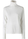 Baci & Abbracci Maglia Dolcevita Da Donna Tinta Unita - Bianco Pullover Taglia S