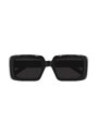 SAINT LAURENT Unisex SAINT LAURENT SL 534 SUNRISE 001 Occhiali da sole Acetato Nero Nero Squadrata Normale