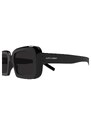 SAINT LAURENT Unisex SAINT LAURENT SL 534 SUNRISE 001 Occhiali da sole Acetato Nero Nero Squadrata Normale