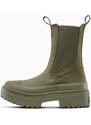 Converse Chuck Taylor All Star Lugged Heel Chelsea Boot Mono Suede Donne - Sneakers Converse - Verde - A17683C-5.5