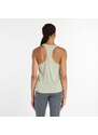New Balance Donna RC Essential Tank in Verde, Maglia di Poliestere, Taglia L