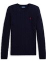 Polo Ralph Lauren Girocollo in lana e cashmere a trecce