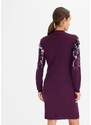 bonprix Abito in maglia con paillettes, viola