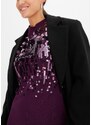 bonprix Abito in maglia con paillettes, viola
