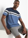 bonprix T-shirt in puro cotone, Blu, 100% cotone