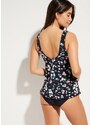 bonprix Costume intero stile tankini, Nero