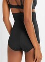 bonprix Culotte a vita alta con effetto modellante forte, Nero