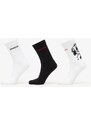 Calzini Hugo Boss Qs Angry Dog Socks 3-Pack White 43-46