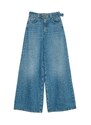 TWINSET Jeans Twinset wide leg a vita alta