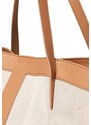 TWINSET Borsa shopper in canvas e pelle