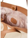 TWINSET Borsa shopper in canvas e pelle