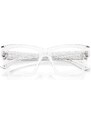 Dolce & Gabbana Donna Dolce & Gabbana DG3411 3133 Montature da vista Acetato Trasparente Trasparente Squadrata Normale