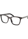Prada Donna Prada PR B11V 17N1O1 Montature da vista Acetato Tartaruga Pillow Normale