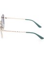 Guess Donna Guess GU00194 33W Occhiali da sole Metallo Oro Blu Squadrata Normale