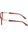 Guess Donna Guess GU50181 066 Montature da vista Acetato Rosso Squadrata Normale