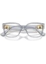 Versace Donna Versace VE3329B 5305 Montature da vista Acetato Grigio Squadrata Normale